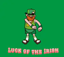 Luck of the Irish dancing leprechaun