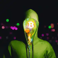 Hoodie with Bitcoin Face