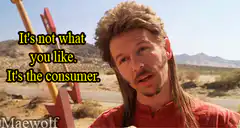 It's not what you like, it's the consumer
