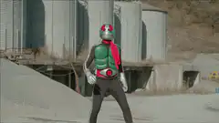 Kamen Rider transformation pose