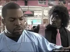 Ice Cube threatens with "Say it wrong another muthafuckin time"