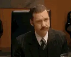Man walks away from meeting