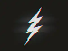 glitching lightning bolt