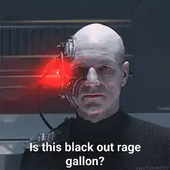 Data black out rage gallon