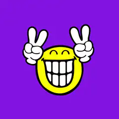 Yellow smiley face peace signs