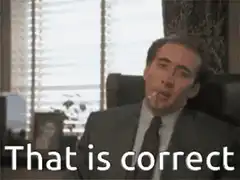 Nicolas Cage That is correct