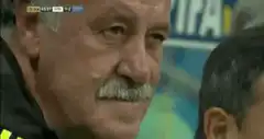 Vicente del Bosque disappointed reaction
