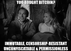 You Bought Bitcoin? Immutable Censorship-Resistant