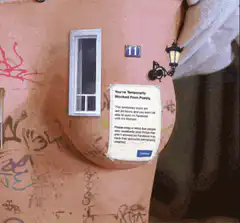 Facebook Block on Graffiti Wall