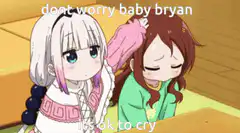 Chika comforting baby bryan