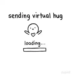 sending virtual hug loading
