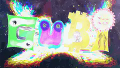 Psychedelic Cub Bitcoin Logo