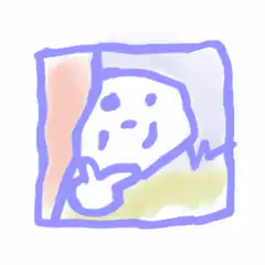 cute ghost peeking from behind wall