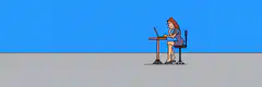 woman typing on laptop
