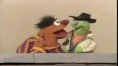 Ernie and Bert kiss with Bitcoin