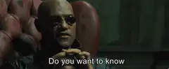 Morpheus Do you want to know what it is