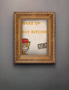 Wake Up Buy Bitcoin Toilet Paper