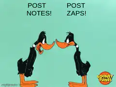 Daffy Duck Post Notes Post Zaps