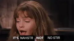 Hermione Granger Nahstr Not No Stir