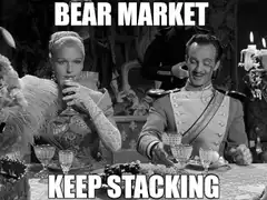 Bear Market Keep Stacking Meme