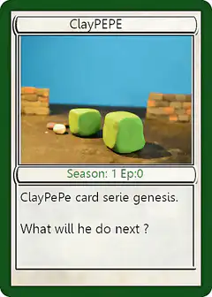 ClayPEPE card serie genesis