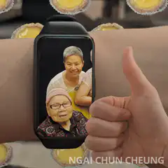 Smartwatch Family Photos Egg Tarts