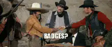 We don't need no stinking badges
