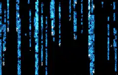 Matrix digital rain animation