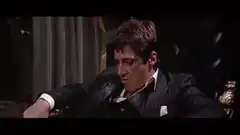 Michael Corleone collapses and sits up