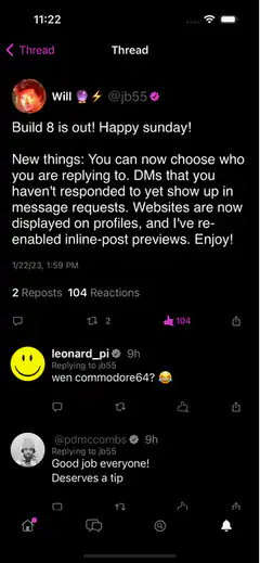 Nostr build 8 announcement and reposts