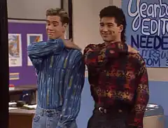 Two guys doing the dab pose