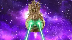 Onion alien laser eyes space