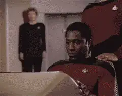 La Forge shocked and horrified