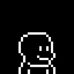 pixel art face glitching