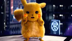 Detective Pikachu sparks his cheeks