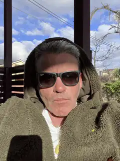 Man in sunglasses and hoodie