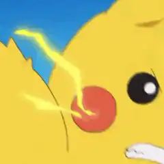 Pikachu using Thunderbolt