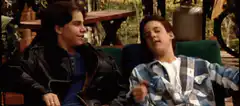 Beavis and Butt-Head laughing