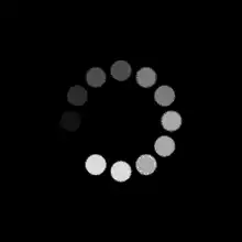 Circular loading spinner animation