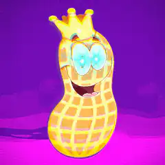 Happy Waffle Peanut with Crown