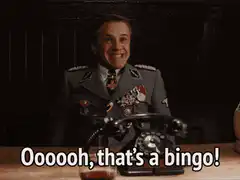 That's a bingo