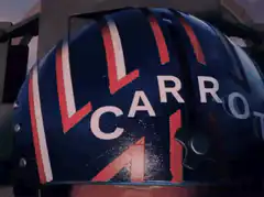 Carrot pilot in a fighter jet