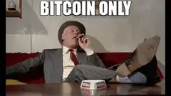 Bitcoin Only cigar man