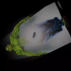 muscular frog eggplant transformation