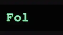 Follow the rabbit text animation