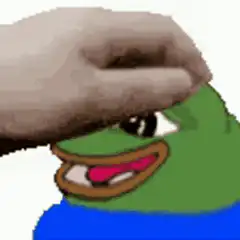 Hand slapping Pepe the Frog