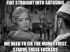 Fiat Straight Into Satoshis We Need To Fix The Money First