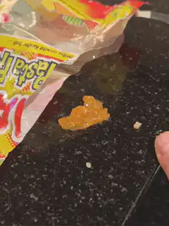 Pasta Fagioli candy on counter