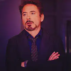 Robert Downey Jr. looking skeptical