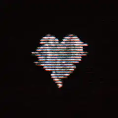 glitch heart animation